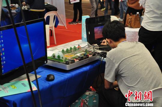 圖為賽事現場。 張實薦 攝