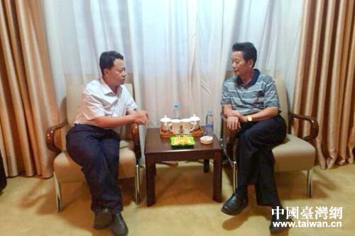 武威市副市長盧小亨和臺灣客商洽談 武威市副市長盧小亨和臺灣客商洽談