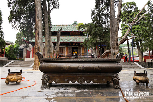 甘肅天水伏羲廟。(中國臺灣網 李岳 攝)