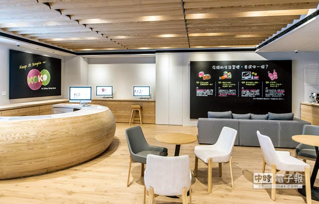 國(guó)泰銀藉由應(yīng)用程序發(fā)展出KOKO社群,還在臺(tái)北敦南商圈成立了KOKO專區(qū)實(shí)體店面