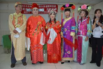 學員展現其中的古裝化妝 學員展現其中的古裝化妝