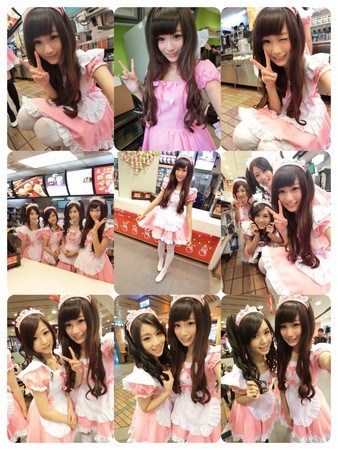 店員穿女仆裝嬌聲嗲氣服務(wù)網(wǎng)友嘆:我要去吃飯(圖)