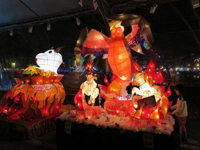 高雄燈會花燈賽“浴火鳳凰”奪燈王(圖)