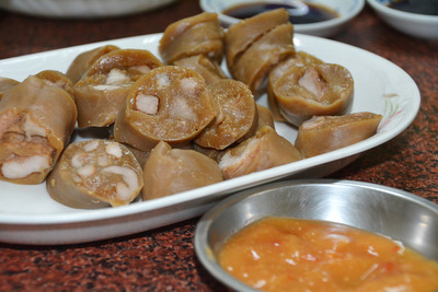 臺灣新埔灌腸美味銷魂游子牽腸掛肚(圖)