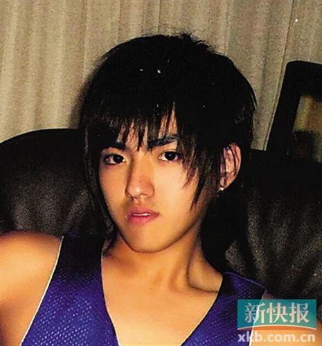 吳亦凡青澀舊照。圖片來源:金羊網