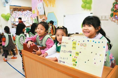 幼兒園教室變餐廳桃園小朋友忙“開店”(圖)