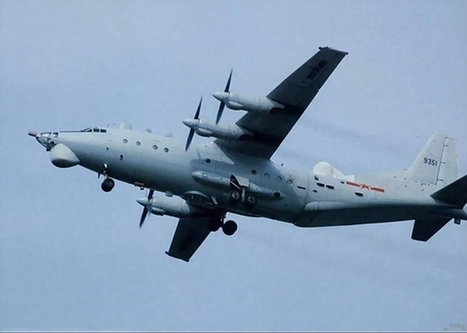 大陸偵察機(jī)赴南海遭臺軍攔截警告:請立刻離開!