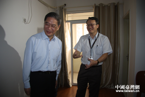 國臺辦主任張志軍走訪合肥臺企臺干 關注臺胞訴求