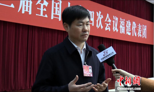 全國人大代表、福州市長楊益民 (民生 攝)