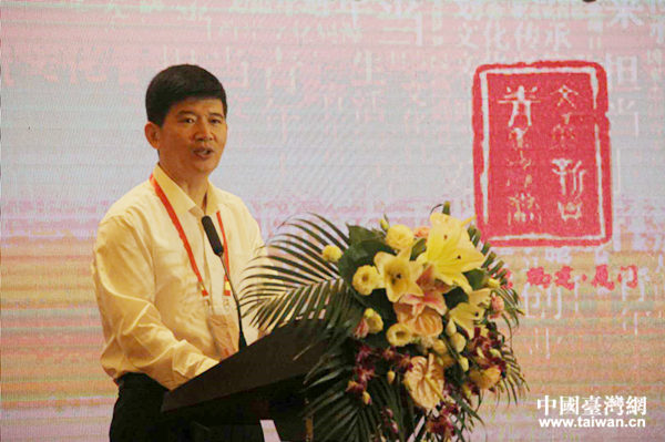 中國華藝廣播公司執行董事陳國軍致辭。(中國臺灣網 汪明珠 攝) 中國華藝廣播公司執行董事陳國軍致辭。(中國臺灣網 汪明珠 攝)