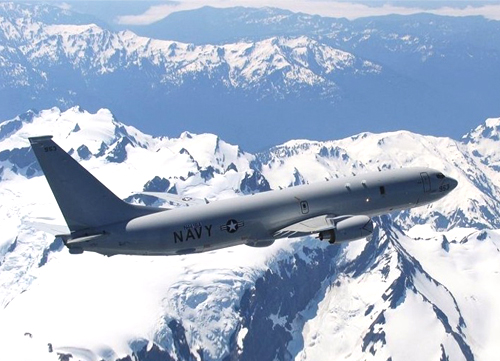 資料圖:美國P-8A反潛巡邏機 資料圖:美國P-8A反潛巡邏機