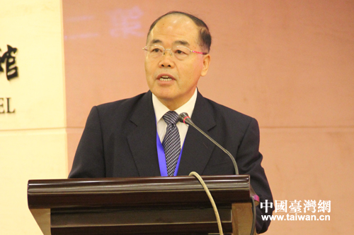 中國社會科學院臺灣研究所所長周志懷在開幕式上致辭 中國社會科學院臺灣研究所所長周志懷在開幕式上致辭