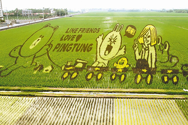 屏東國際彩稻藝術節(jié)2015,屏東彩稻藝術節(jié)2015,屏東彩稻節(jié)2015,屏東國際彩稻節(jié)2015,屏東稻田彩繪藝術節(jié)2015