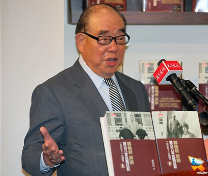 臺灣前“行政院長”、現任臺北市長郝龍斌的父親郝柏村 臺灣前“行政院長”、現任臺北市長郝龍斌的父親郝柏村