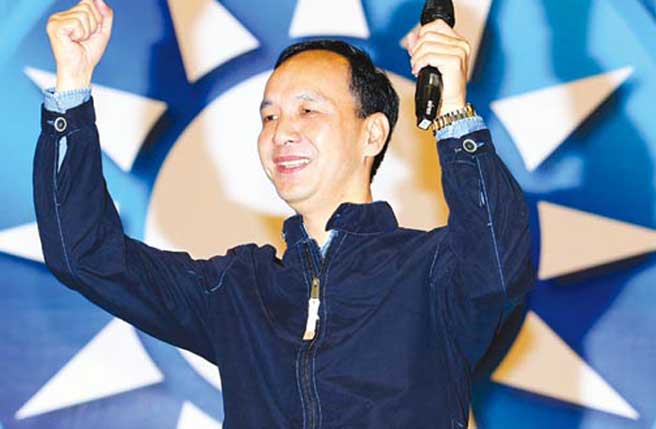 臺媒:“藍委”擁朱宣告馬跛腳 朱立倫時代來臨 臺媒:“藍委”擁朱宣告馬跛腳 朱立倫時代來臨