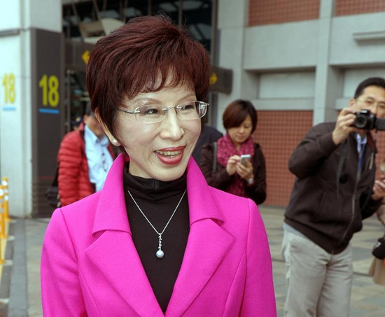 洪秀柱將搶頭香領表國民黨:不至于只有1人領表