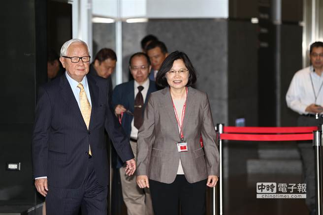 蔡英文請益張忠謀 蔡英文請益張忠謀