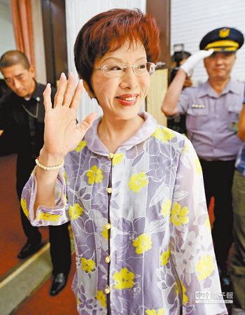 洪秀柱獲邀臺中造勢豪氣跨越濁水溪(圖)