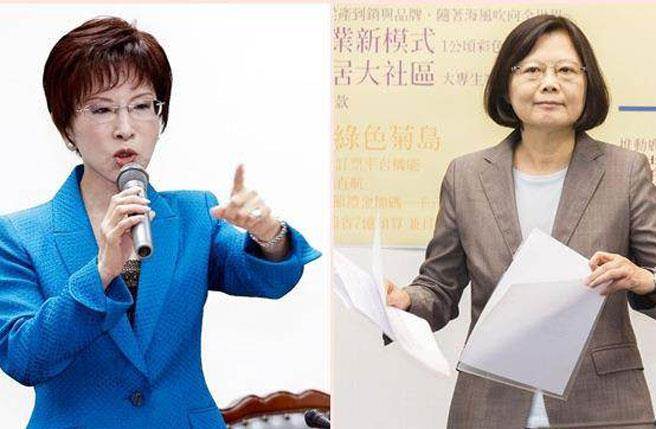 洪秀柱(左)、蔡英文(右)。(中時報系資料照/合成照) 洪秀柱(左)、蔡英文(右)。(中時報系資料照/合成照)