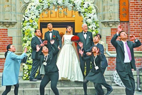 李登輝出席孫女婚禮遭疑似統派分子鬧場(圖)