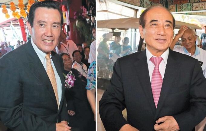 傳出被征詢接掌海基會的“立法院前院長”王金平,卻在前臺灣地區(qū)領導人馬英九(圖左)離去十分鐘后才到場 傳出被征詢接掌海基會的“立法院前院長”王金平,卻在前臺灣地區(qū)領導人馬英九(圖左)離去十分鐘后才到場