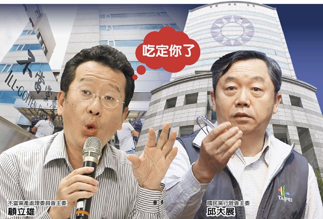 "黨產會"無視法院裁定專斷獨行 法界批顧立雄傲慢 "黨產會"無視法院裁定專斷獨行 法界批顧立雄傲慢