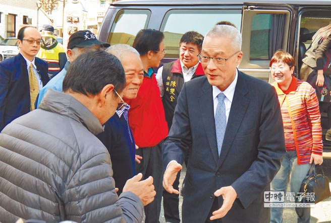 吳敦義積極拜票 吳敦義積極拜票