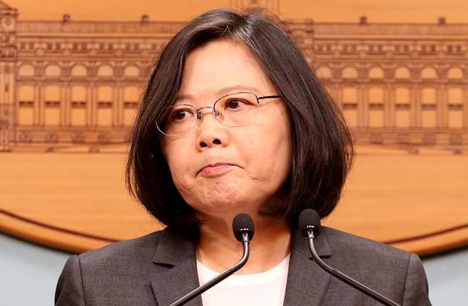 臺灣地區(qū)領導人蔡英文(圖片來源:《中國時報》)