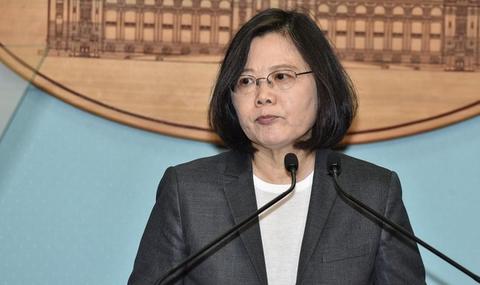 蔡英文。 蔡英文。