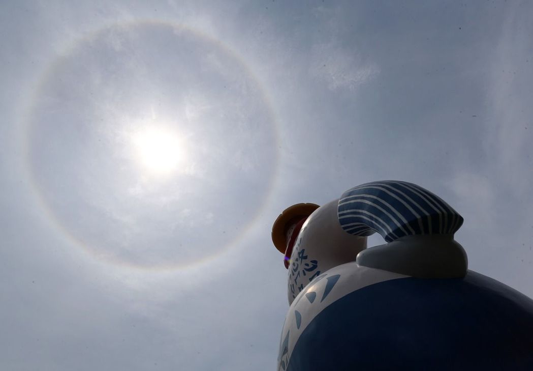 臺異象政治學:日暈叫蔡英文領導人 冰雹稱馬英九妖孽 臺異象政治學:日暈叫蔡英文領導人 冰雹稱馬英九妖孽