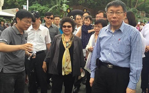 陳菊被拱選臺北市長 網友:柯文哲這一招已把她打趴