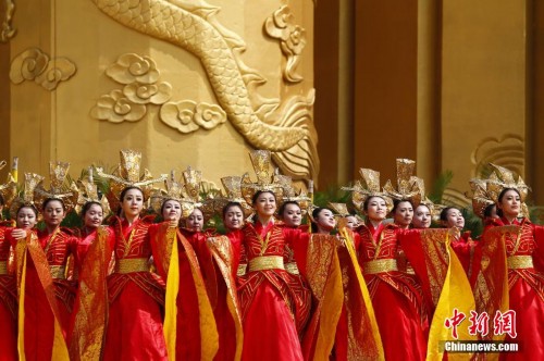 黃帝故里拜祖大典舉行 國民黨大佬敬獻頭炷香