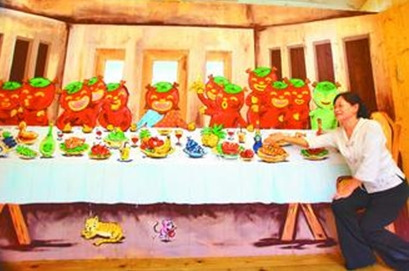 云林美食廣場變“吆鬼街”吉祥物“肚嚕們”現身