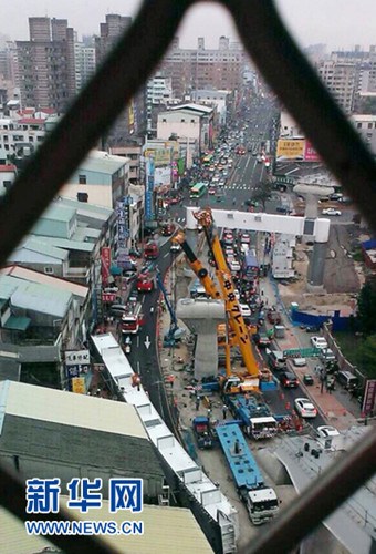 臺中捷運鋼梁掉落勞動部門:加強勞動檢查