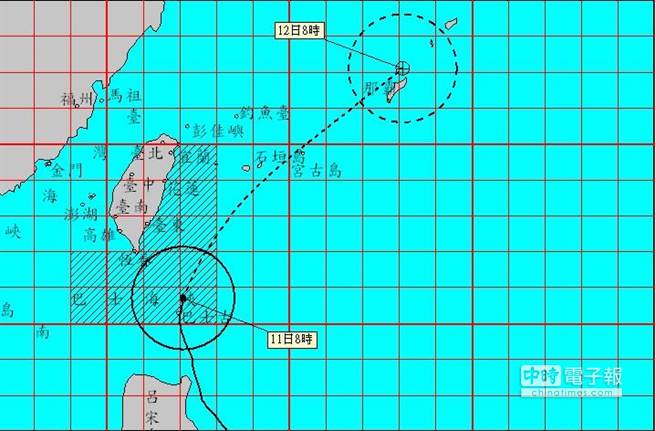 中臺風紅霞速度加快 最快今夜解除海警(圖) 中臺風紅霞速度加快 最快今夜解除海警(圖)