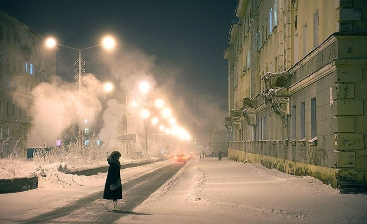 零下55度兩個月不見陽光 堪稱地球最孤寂城市(圖) 零下55度兩個月不見陽光 堪稱地球最孤寂城市(圖)