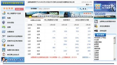 12306官網可查4日內余票 數據每半小時更新一次 12306官網可查4日內余票 數據每半小時更新一次