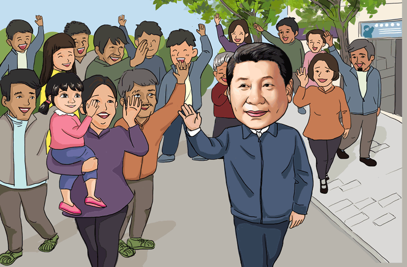  4��25�գ�����ƽ����ӛ��������ʡ�������PꖿhС���忼�칤���������������M�r�ң��ڡ������r�ҡ�Ժ�䣬�˽⮔��18�������¼t��ӡ����ӆ��������s���龰��