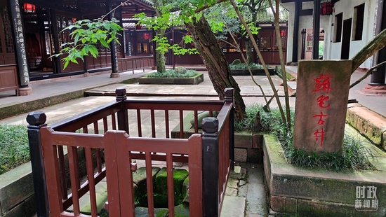 △蘇宅古井。(總臺央視記者楊立峰拍攝)