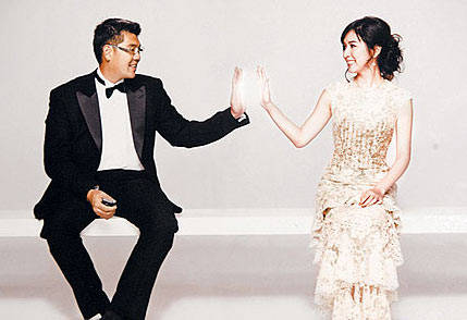 連勝文與妻子蔡依珊 連勝文與妻子蔡依珊