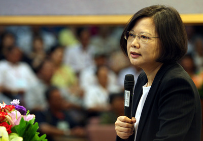 民進(jìn)黨主席蔡英文 民進(jìn)黨主席蔡英文