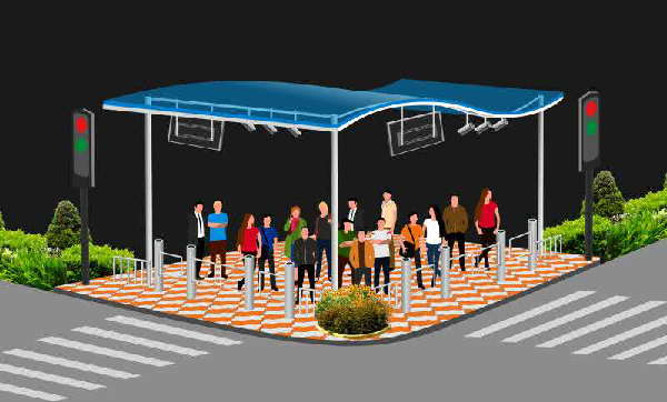 2月28日上午11時許,深圳交警在留仙小學(xué)附近的留仙大道某紅綠燈路口,試點智能行人過街系統(tǒng),并邀請市人大代表、普通市民、學(xué)生等現(xiàn)場體驗新系統(tǒng)。