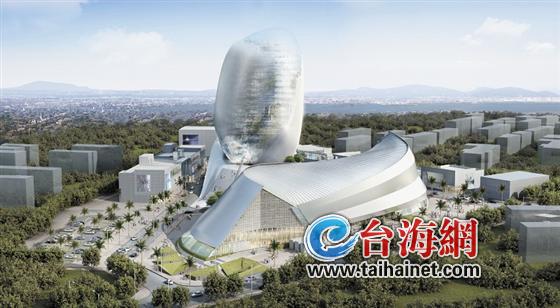 ▲臺開“金門風(fēng)獅爺免稅購物商店園區(qū)”效果示意圖