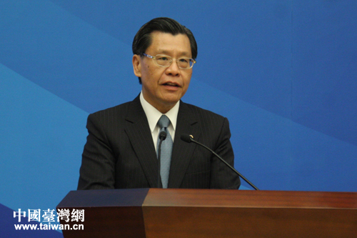 臺灣貿易中心董事長梁國新(中國臺灣網 張潔 攝) 臺灣貿易中心董事長梁國新(中國臺灣網 張潔 攝)